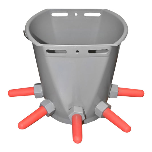 8L bucket with 5 teats for calves drinking Breckner Germany
