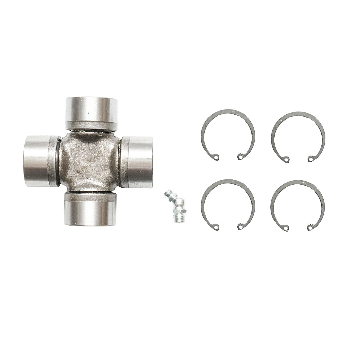 Universal joint 32x76 mm with grease fitting and safety Breckner Germany