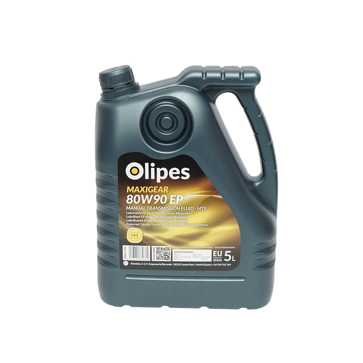 Olipes MAXIGEAR 80W90 EP gearbox oil GL-4 5L