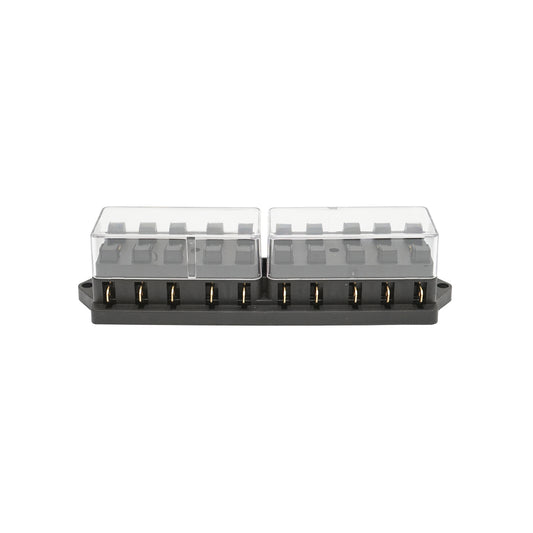 Flat fuse box with 10 slots Breckner Germany