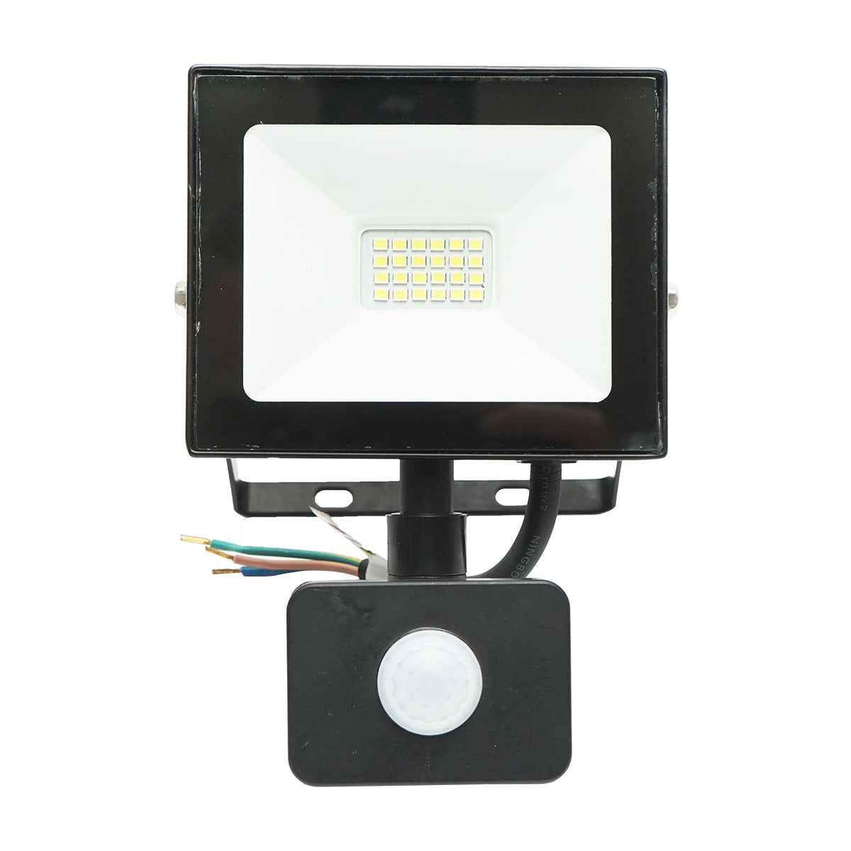20W LED projector, 1800lm, 6400K, IP44 power supply 220V-240V with motion sensor Breckner Germany