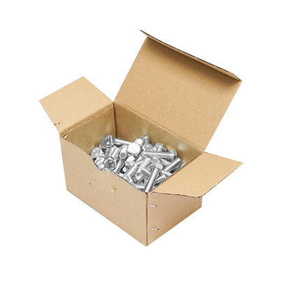 Set of 50 pieces hexagonal head screws DIN 933-8.8 M8X30mm