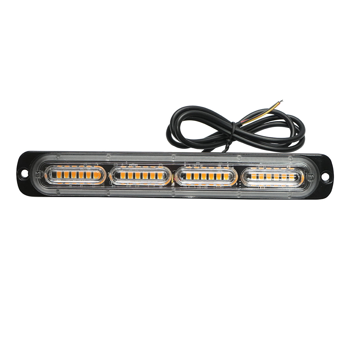 LED marker light 12-24V, 24W, yellow, 24 LEDs 190x28x10mm