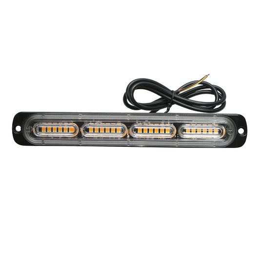 LED marker light 12-24V, 24W, yellow, 24 LEDs 190x28x10mm