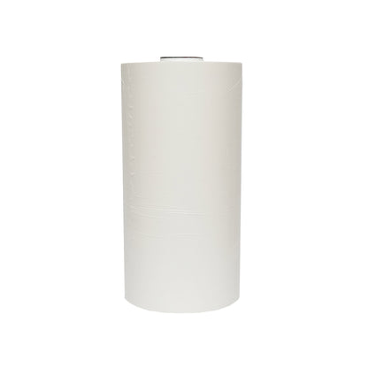 Unwrapped film for bales, White 500mm x 25mic x 1800m with UV protection, Breckner Germany