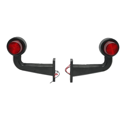 Set of LED side marker lamps with arm 12-24V, red-white FR0157 Breckner Germany