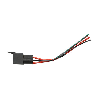 Wiring connection with the socket and universal HEADLIGHT protection relay, headlights for tractors, cars 12V 40A 4 pins Breckner Germany