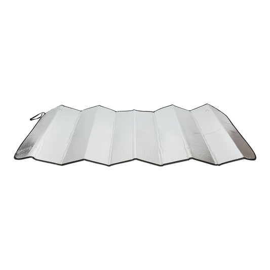 Car sunshade windshield 130x60cm aluminum foil and fixing suction cups Breckner Germany