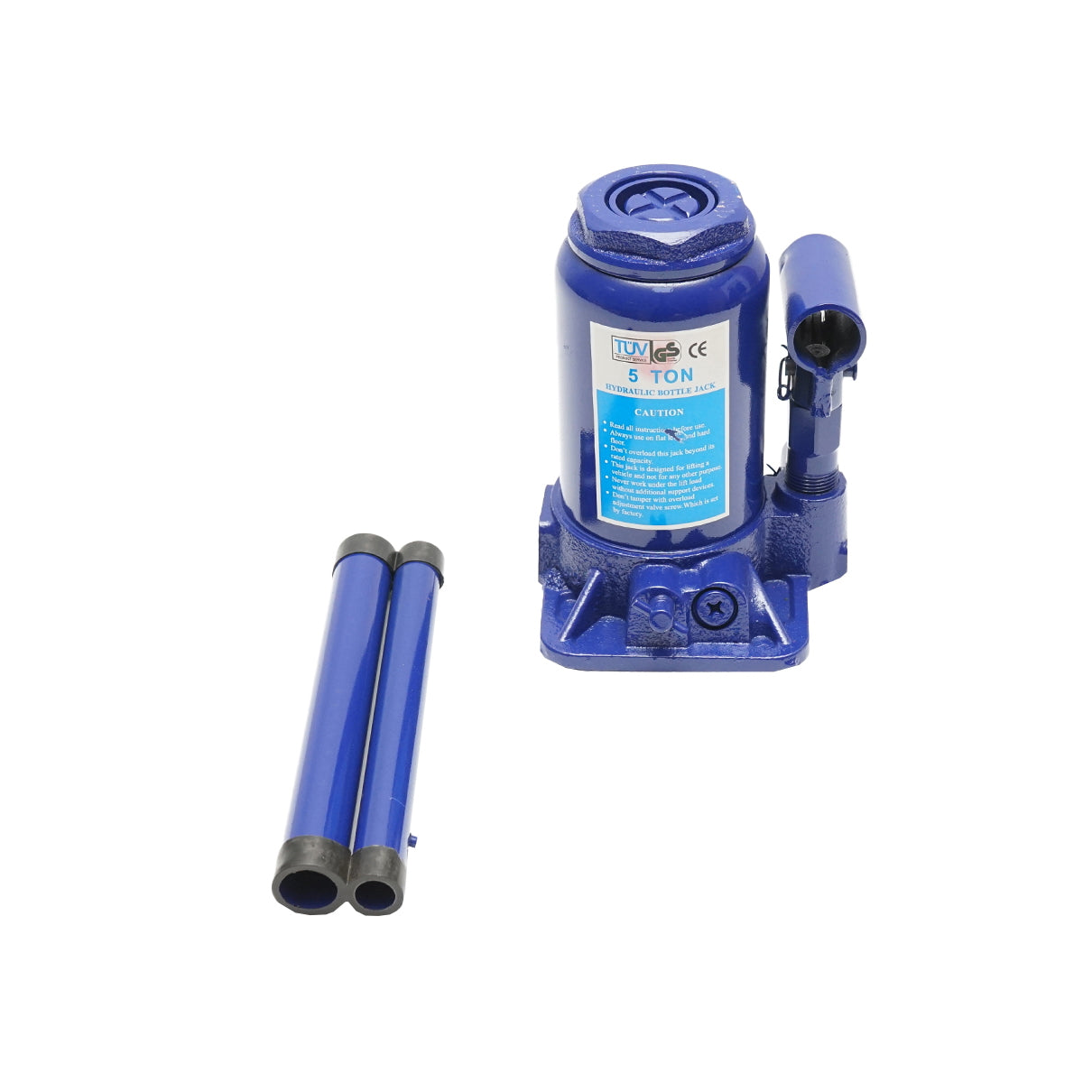 Hydraulic jack with double piston 5 tons 154mm