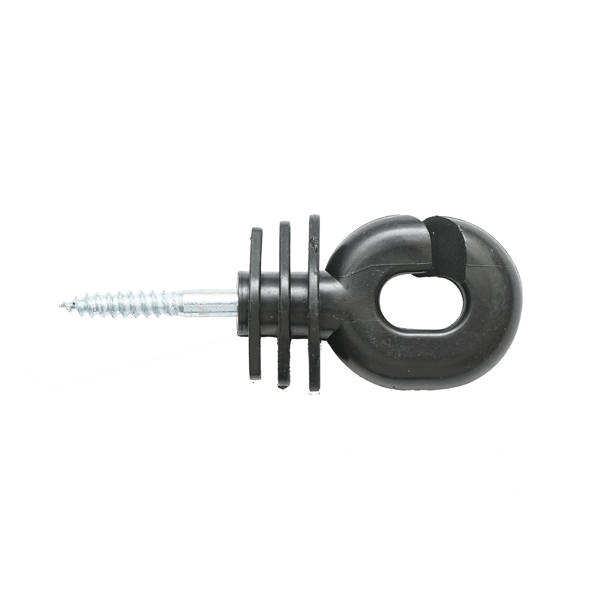 Compact black isolator fi 5.9mm 111x40mm electric fence Mezofarm