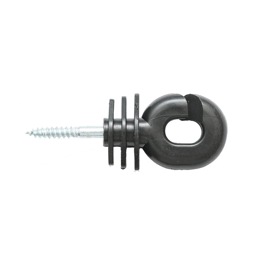 Compact black isolator fi 5.9mm 111x40mm electric fence Mezofarm