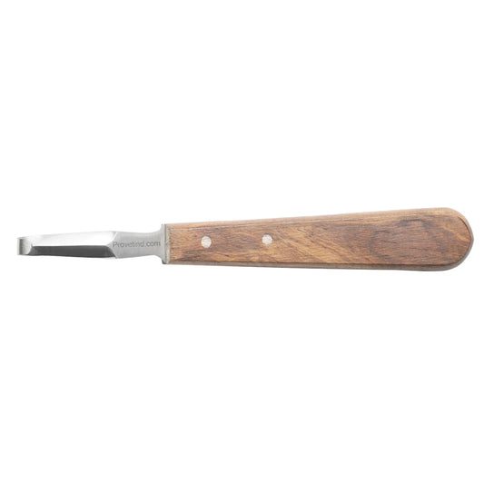 Double-edged reneta with hook for cleaning hooves, 160mm Breckner Germany