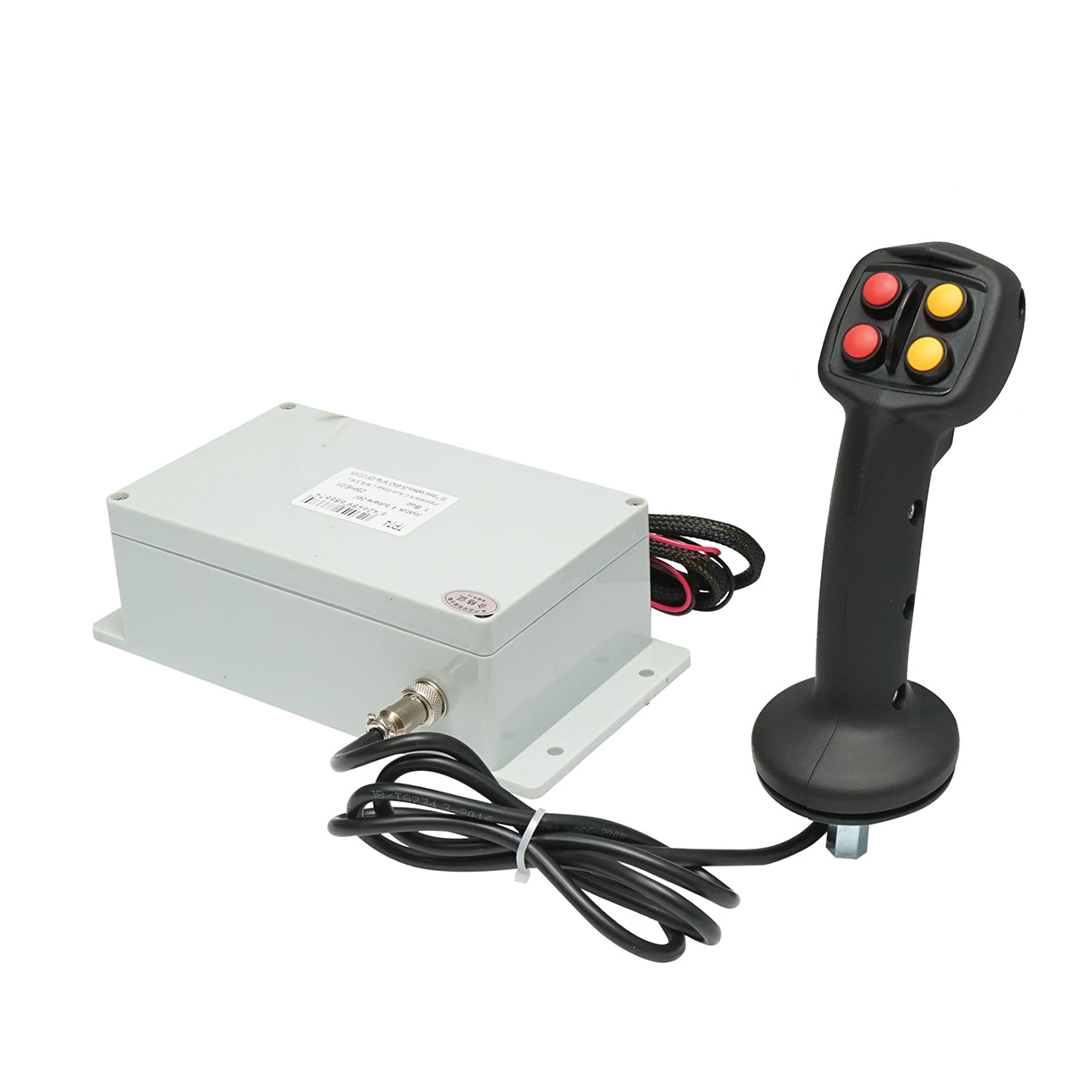 Joystick with 4 electric buttons 24V and control module