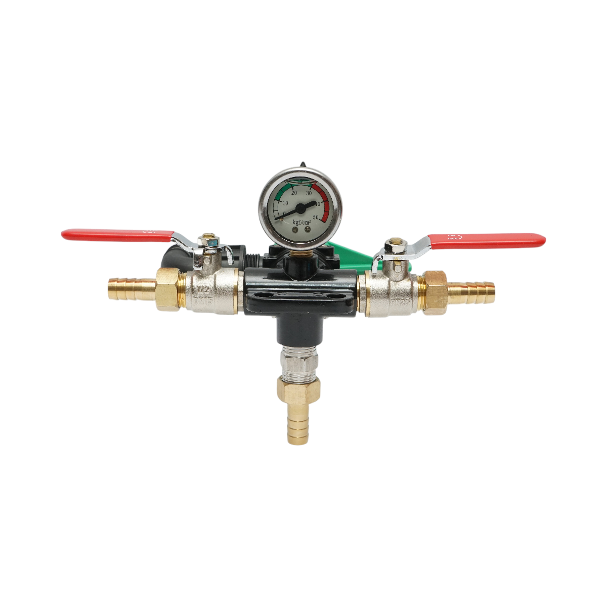 Distributor with 2 horses, glycerin manometer included for herbicide applicator