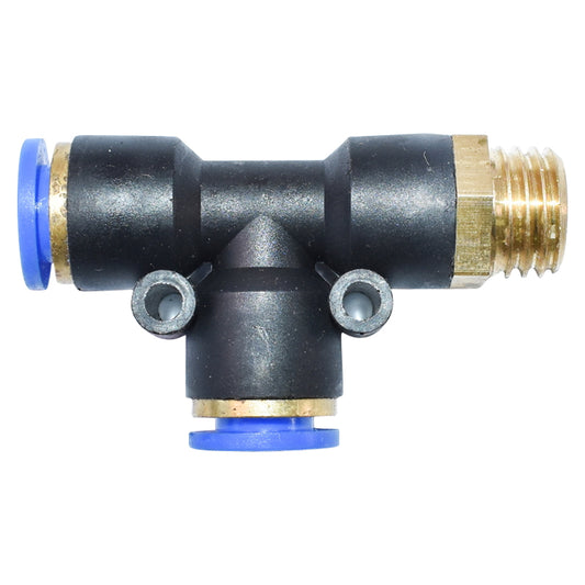 Quick T plastic connector and metal screw fi 10x10 with M16