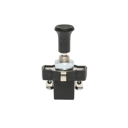 Short on-off switch 12V/5A pull switch with metal fastening nut Breckner Germany