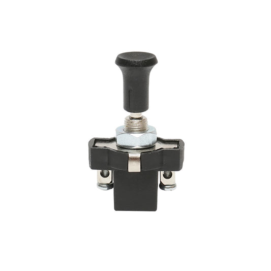 Short on-off switch 12V/5A pull switch with metal fastening nut Breckner Germany