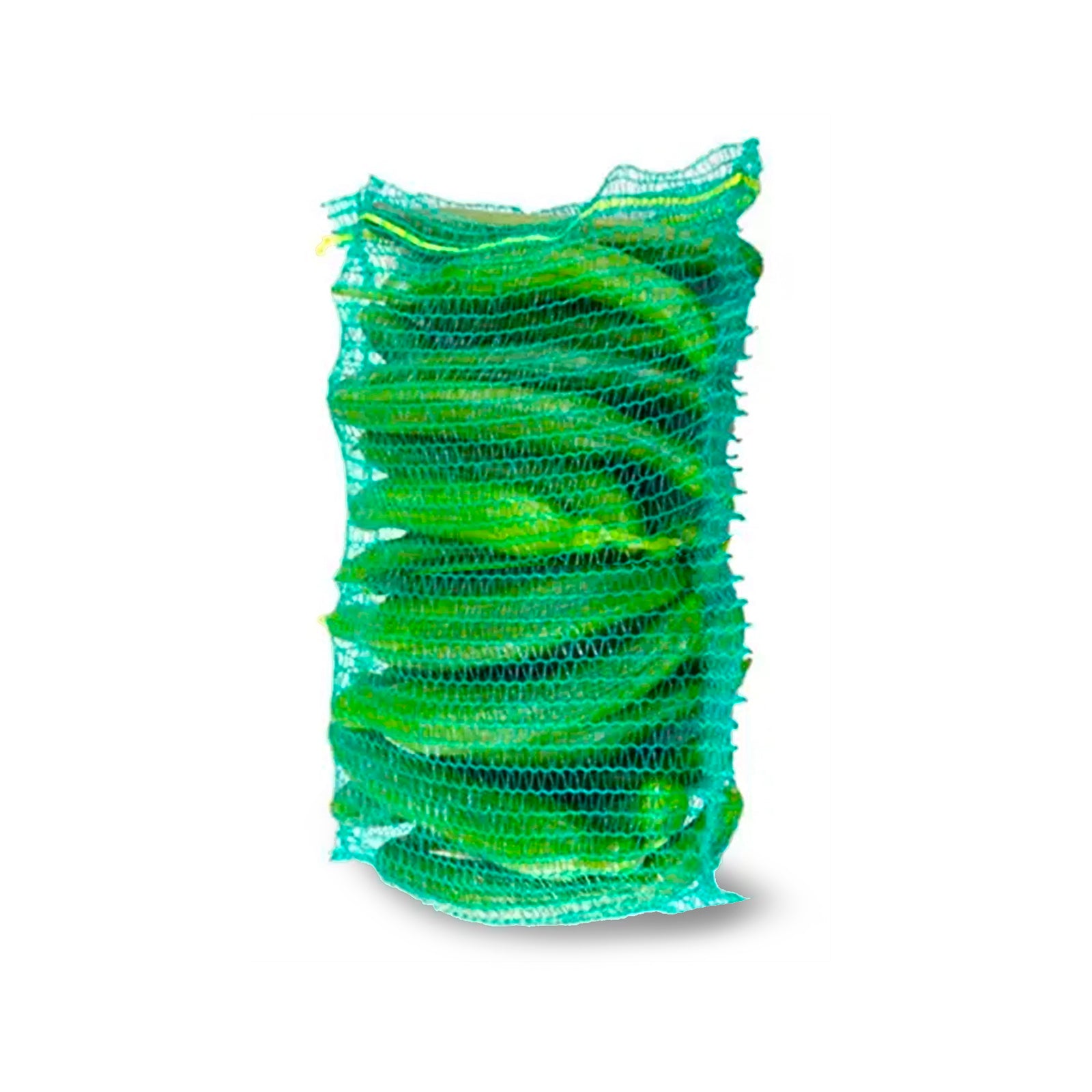 Mesh bag 500x800mm Raschel type for vegetables 40Kg light green