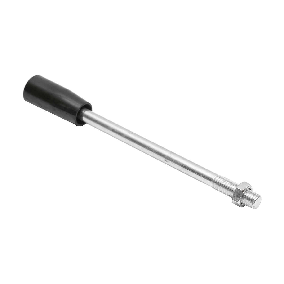 Hydraulic distributor lever with handle and nut