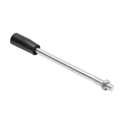 Hydraulic distributor lever with handle and nut