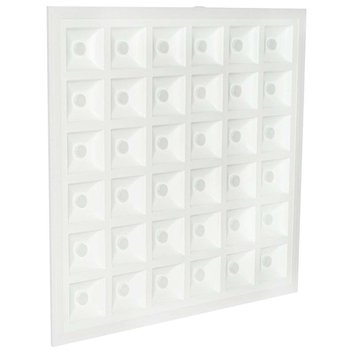 Panel with 144 2835 chip LEDs, aluminum support, 48W, 595x595x20mm, Breckner Germany