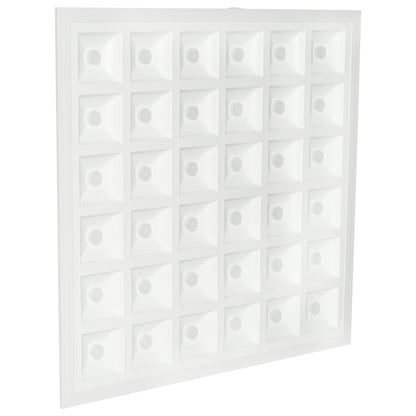 Panel with 144 2835 chip LEDs, aluminum support, 48W, 595x595x20mm, Breckner Germany