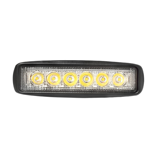 Bar lamp with 6 LEDs 10-60V 18W radiation angle 30 degrees spot type 160x43x42mm Breckner Germany