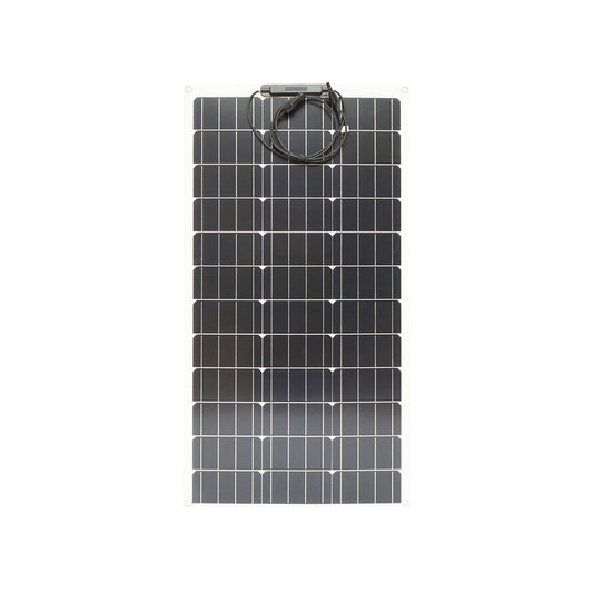 100W monocrystalline photovoltaic solar panel, flexible, with cable and MC4 connectors Breckner Germany