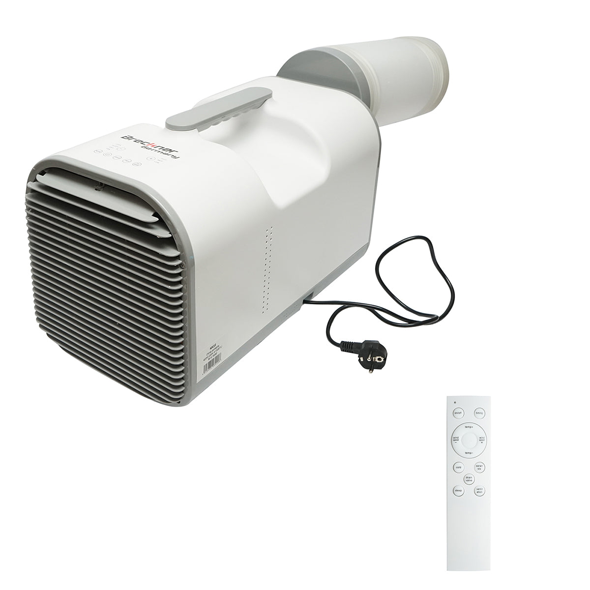 Portable air conditioner 4100 BTU, 420W, 220V with dehumidification function, ventilation, remote control, sleep mode, installation kit included Breckner Germany
