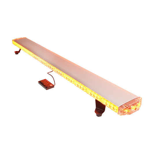 12V lighted beacon ramp with 26 yellow light modules 1440x143x43mm Breckner Germany