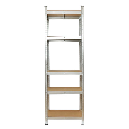 Metal shelf with 5 MDF shelves, 180x60x30cm, 100kg/shelf, assembly without screws Breckner Germany