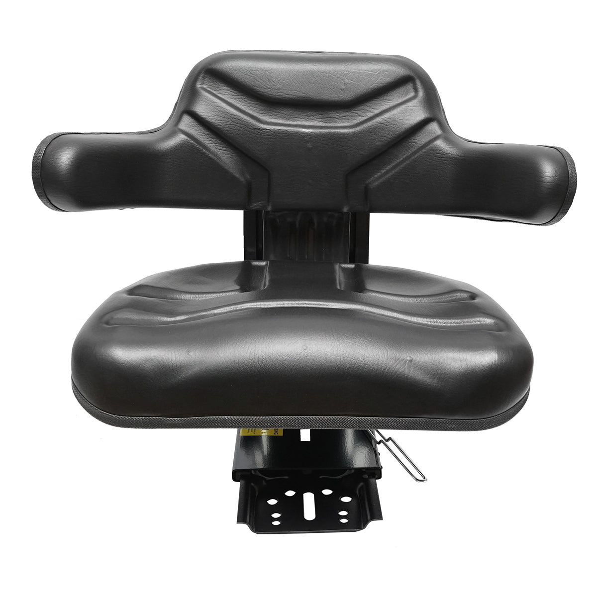 Universal adjustable seat, black, for tractor