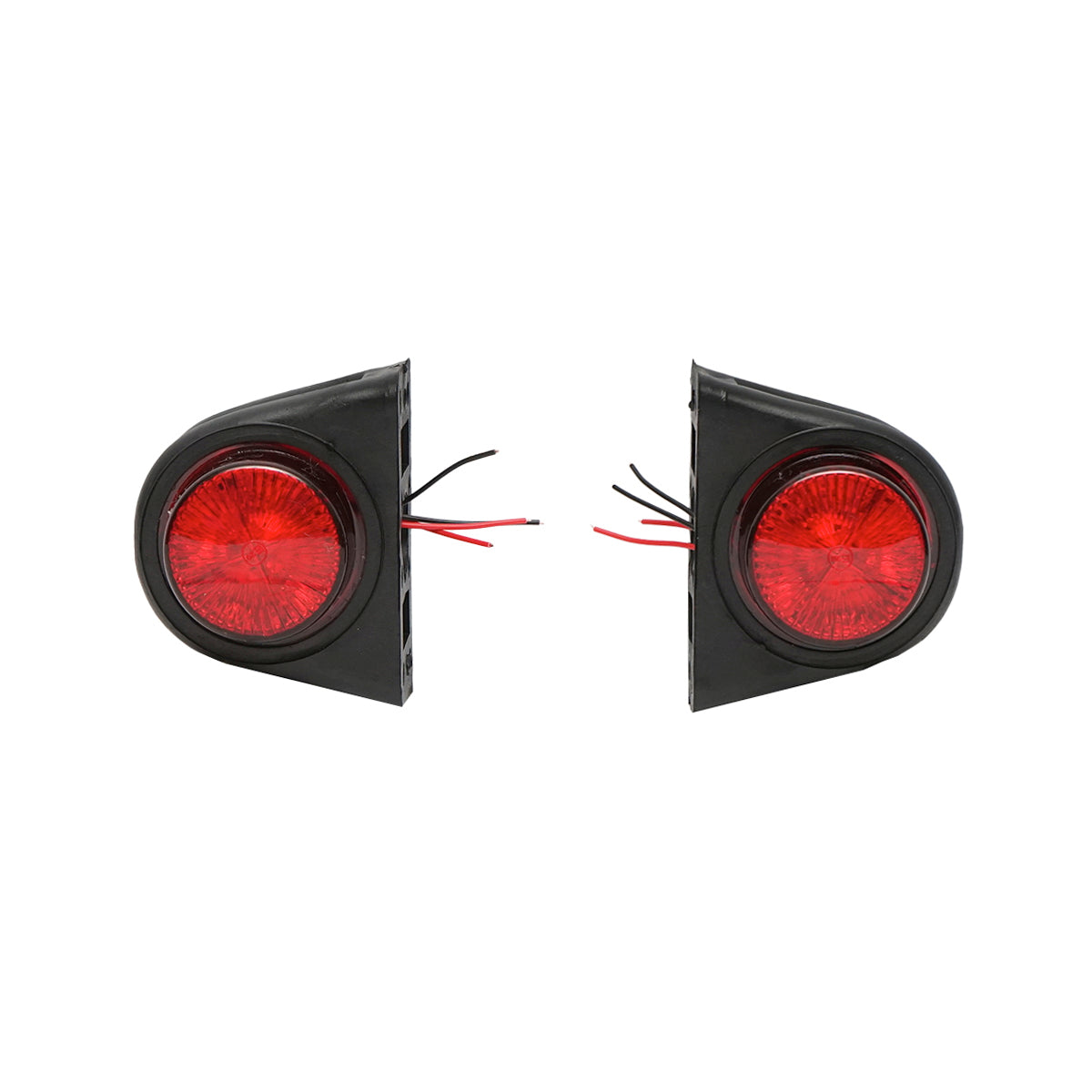 Side marker lights with LED 12/24V, red-white Breckner Germany