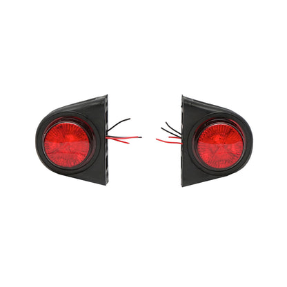Side marker lights with LED 12/24V, red-white Breckner Germany