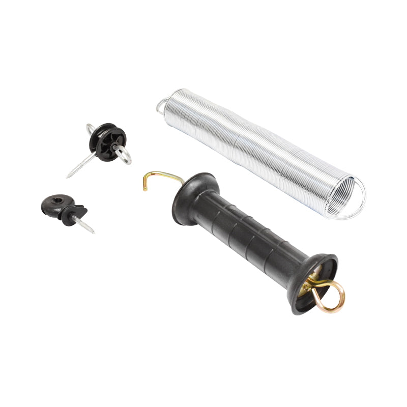 Set of gate handle with arch and electric fence insulators Mezofarm