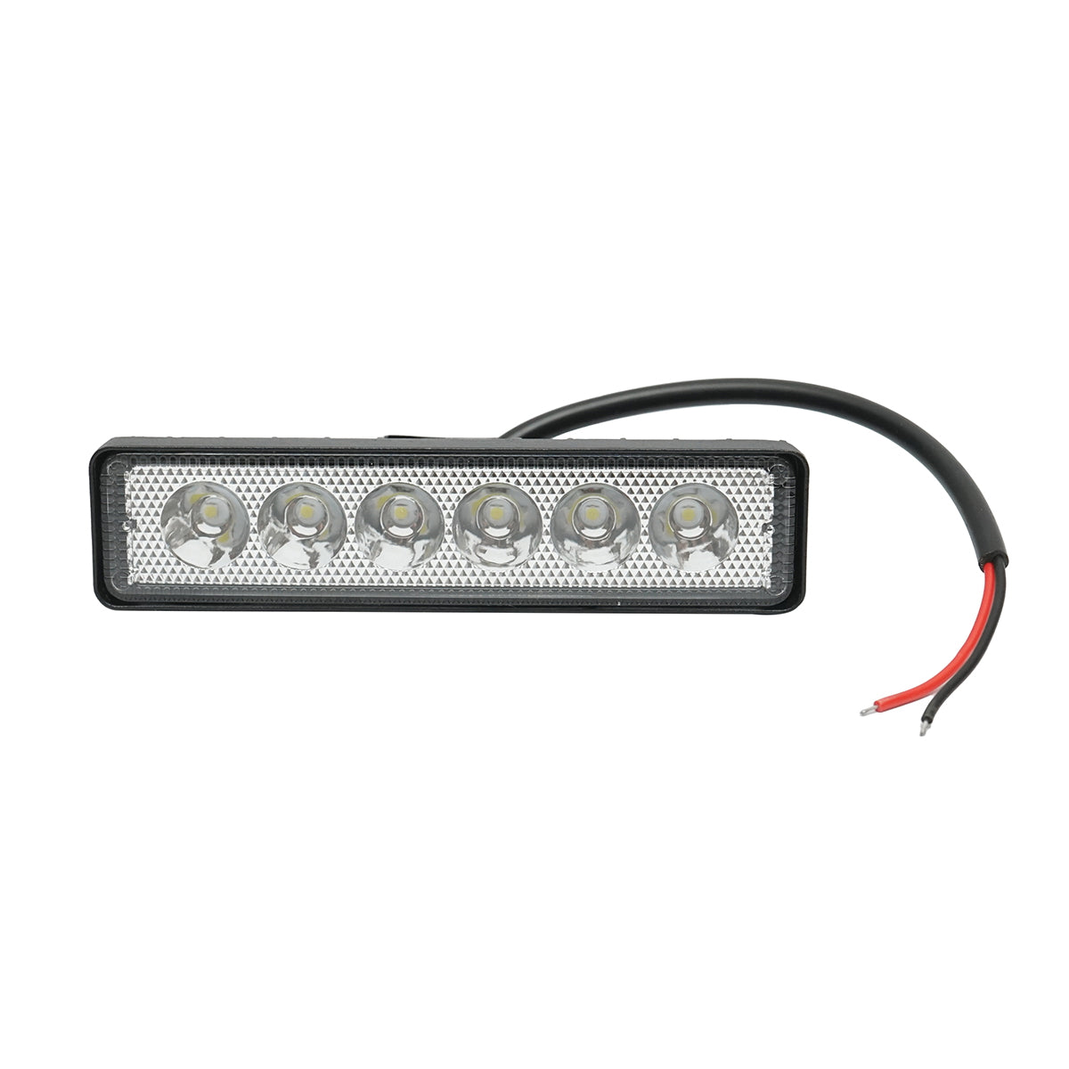 Lamp with 6 LEDs and a magnifying glass 10-60V 18W radiation angle 60 degrees
