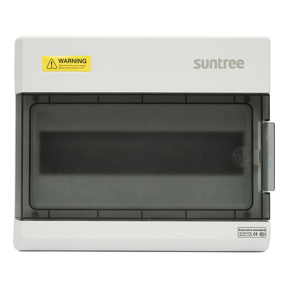 Single row fuse box, 12 modules IP66 Suntree