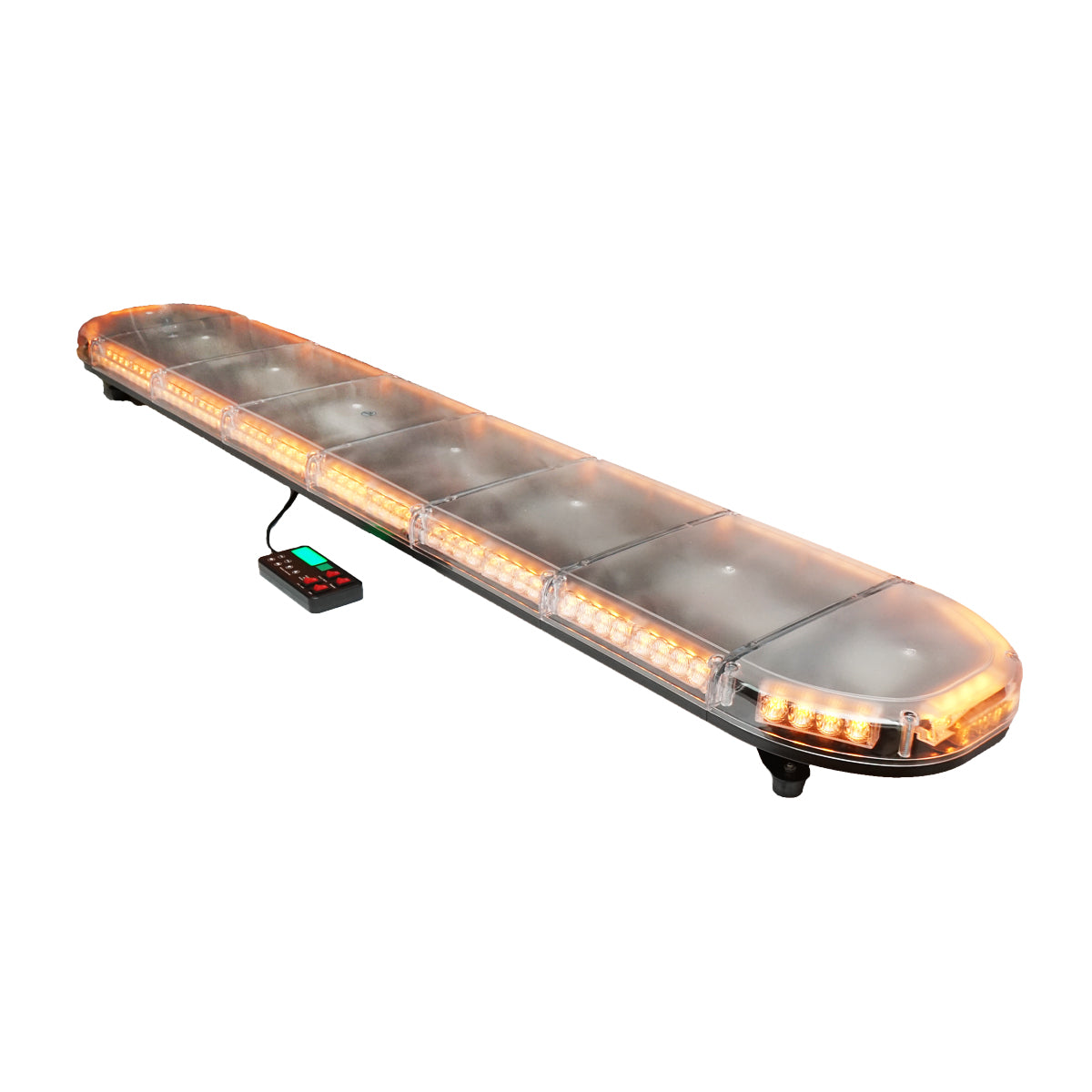 12-24V flashing light ramp with yellow light 1750x275x125mm Breckner Germany
