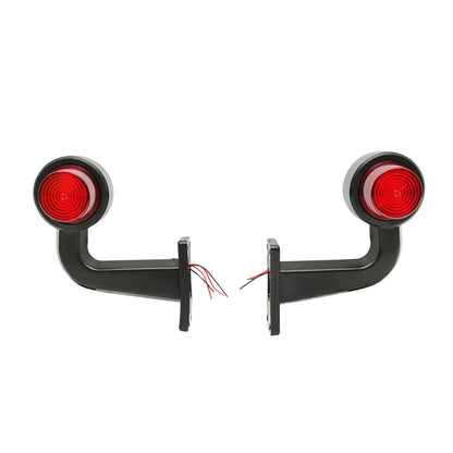 Set of LED side marker lights with arm 12-24V red/white FR0147R/W Breckner Germany