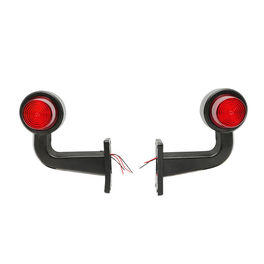 Set of LED side marker lights with arm 12-24V red/white FR0147R/W Breckner Germany