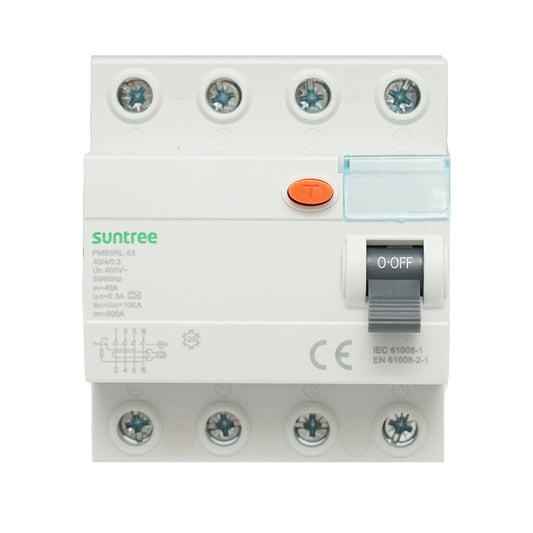 Automatic differential switch 4P 40A 30mA 6kA, type A Suntree