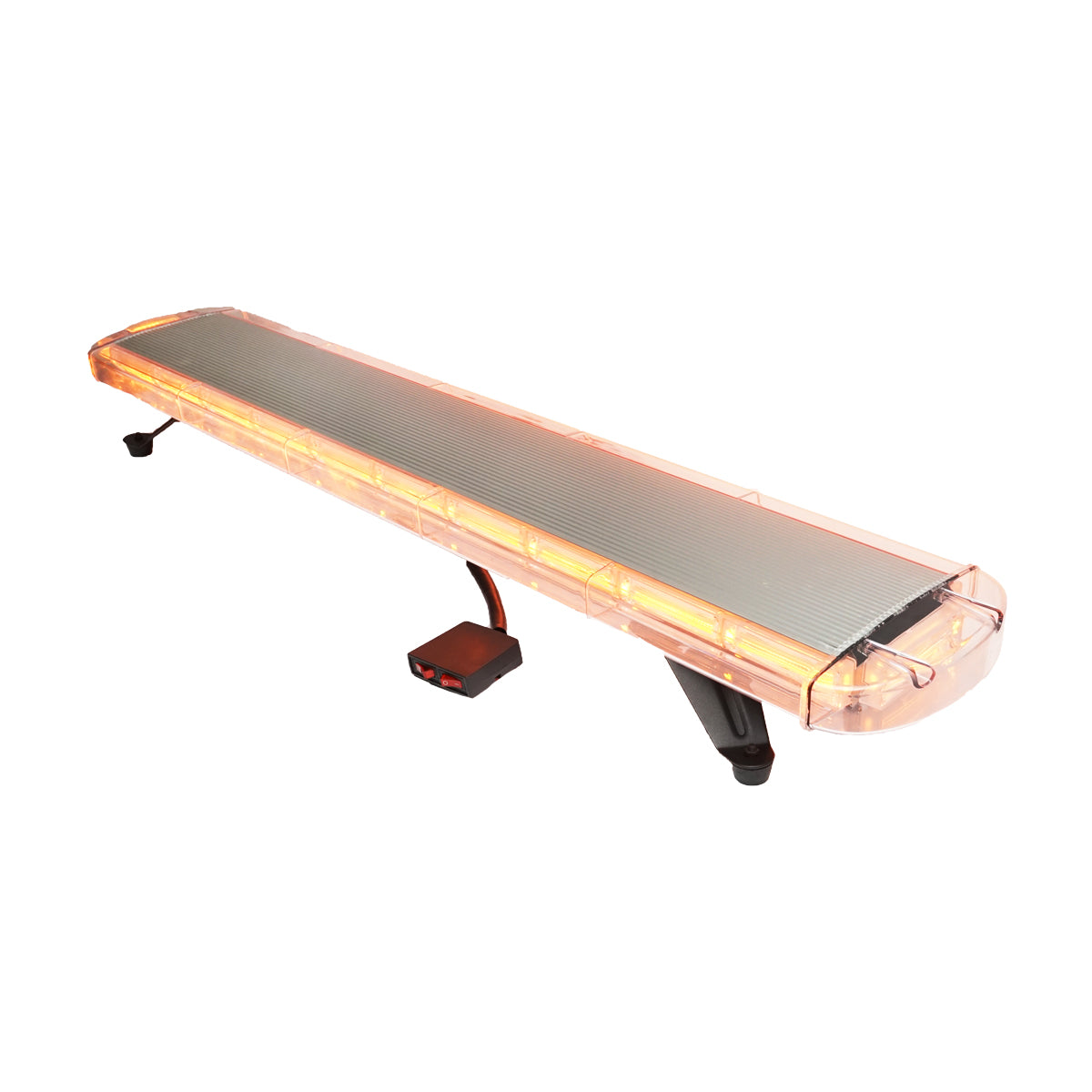 12V lighted beacon ramp with 22 yellow light modules 1180x210x64mm Breckner Germany