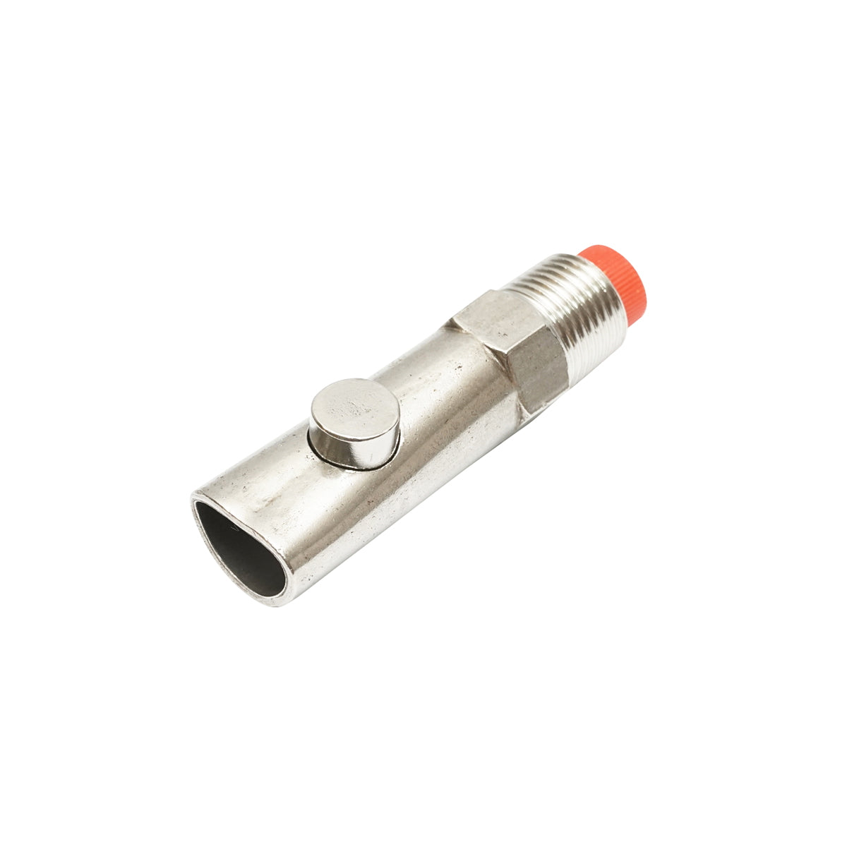 Stainless steel nipple 80x21mm M20 for watering pigs and calves
