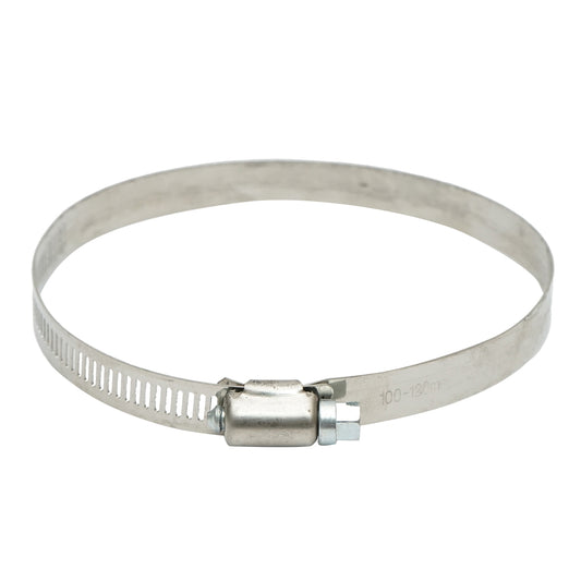 Adjustable stainless steel hose clamp 100-120mm