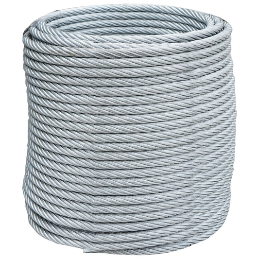 Steel winch cable 6x25 diameter 13mm with metal core, 70m/roll