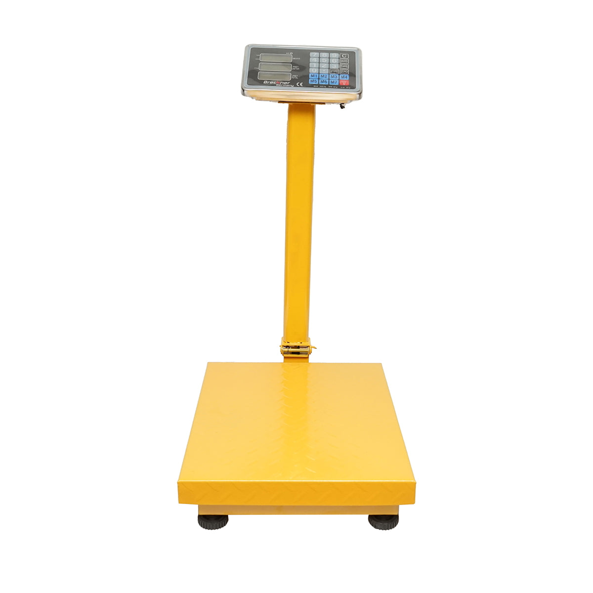 Electronic platform floor scale 350 Kg with foldable arm, LCD screen Breckner Germany