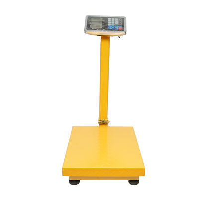 Electronic platform floor scale 350 Kg with foldable arm, LCD screen Breckner Germany