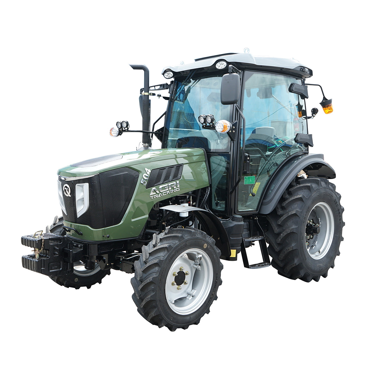 50HP cabin tractor, 4x4 registrable AGRI TRACKING 504