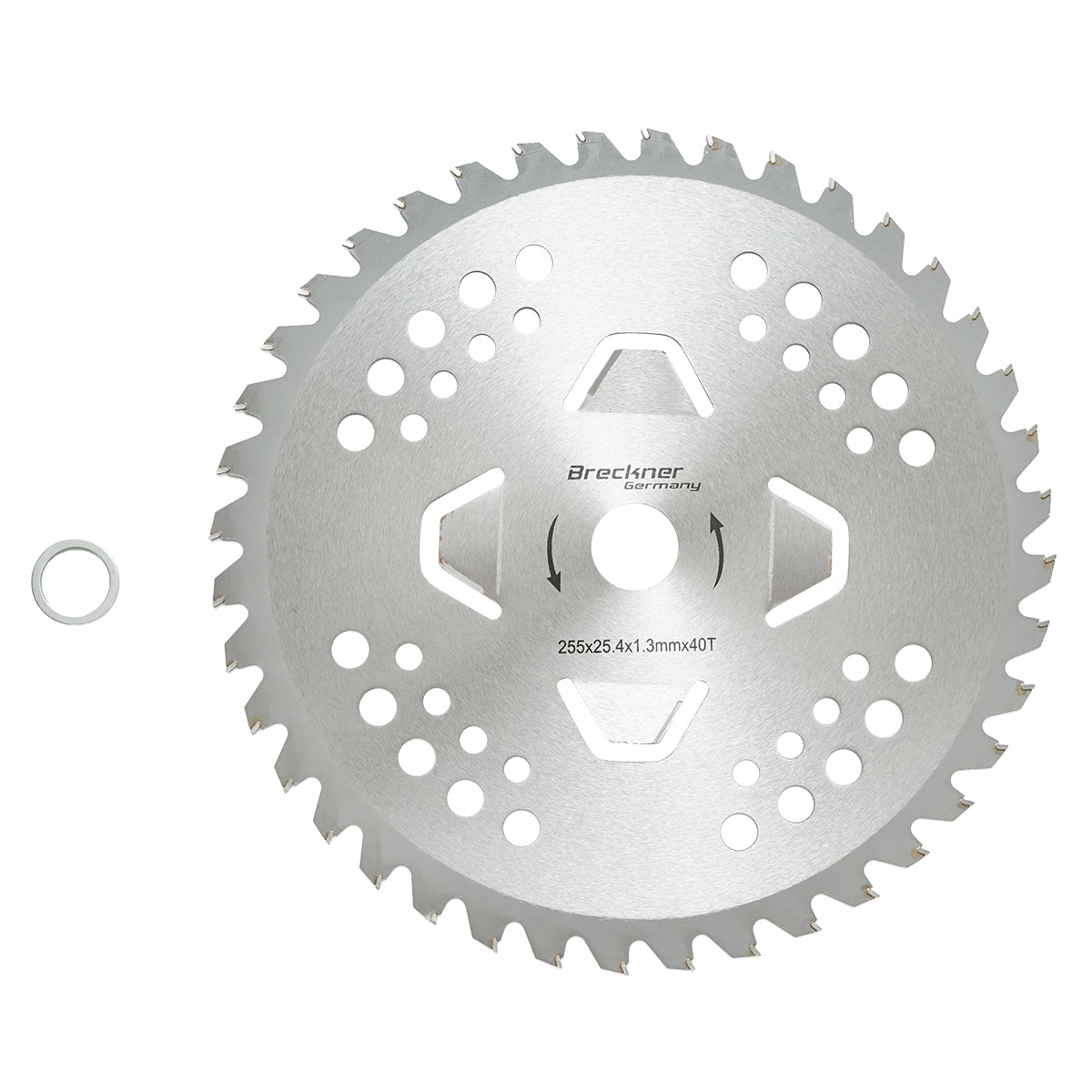 Empty grinding disc 255x25.4x1.3mm, 40 teeth for shoulder brush cutter Breckner Germany
