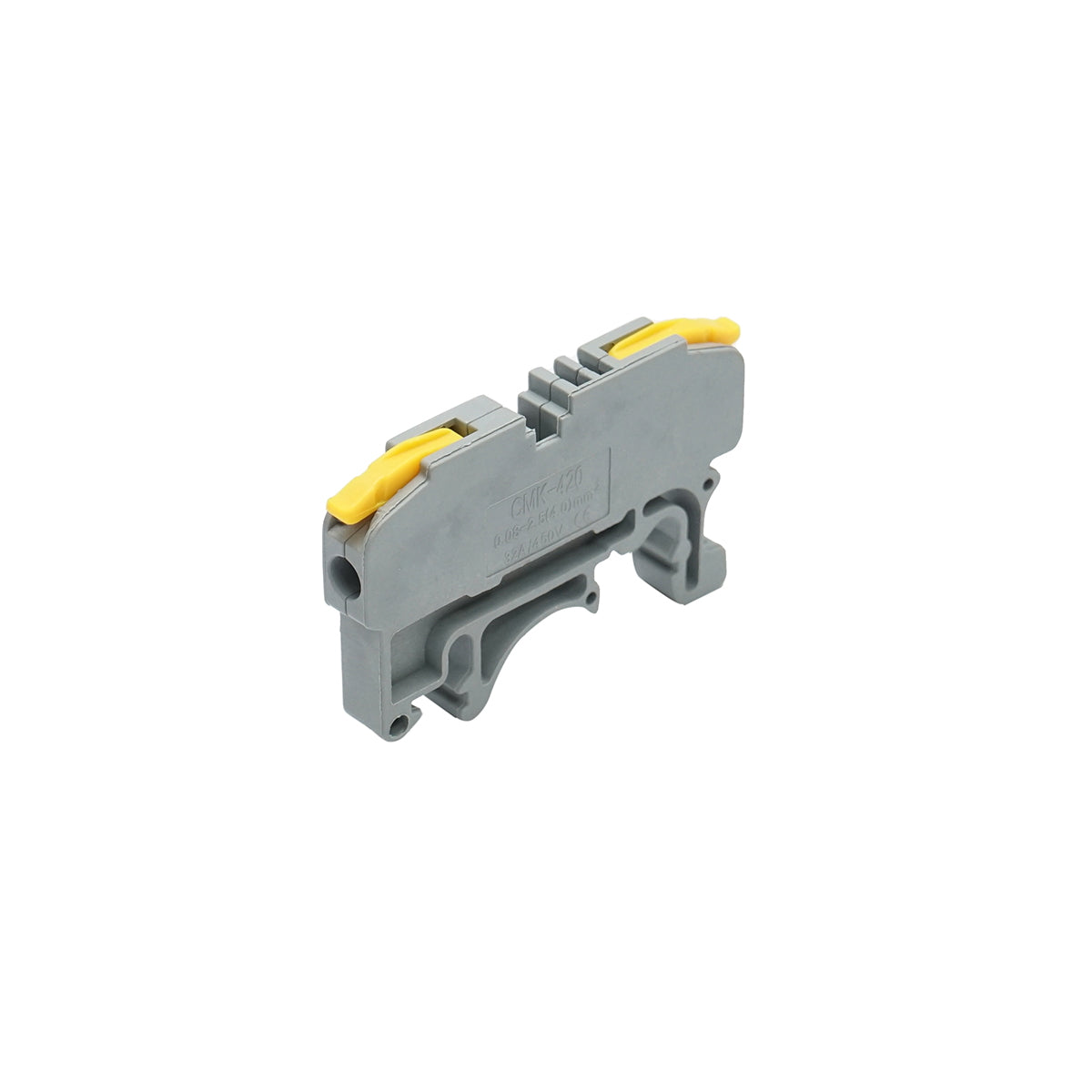 Quick cable connector for DIN rail 32A 450V, 2 poles 0.08-4mm Leader